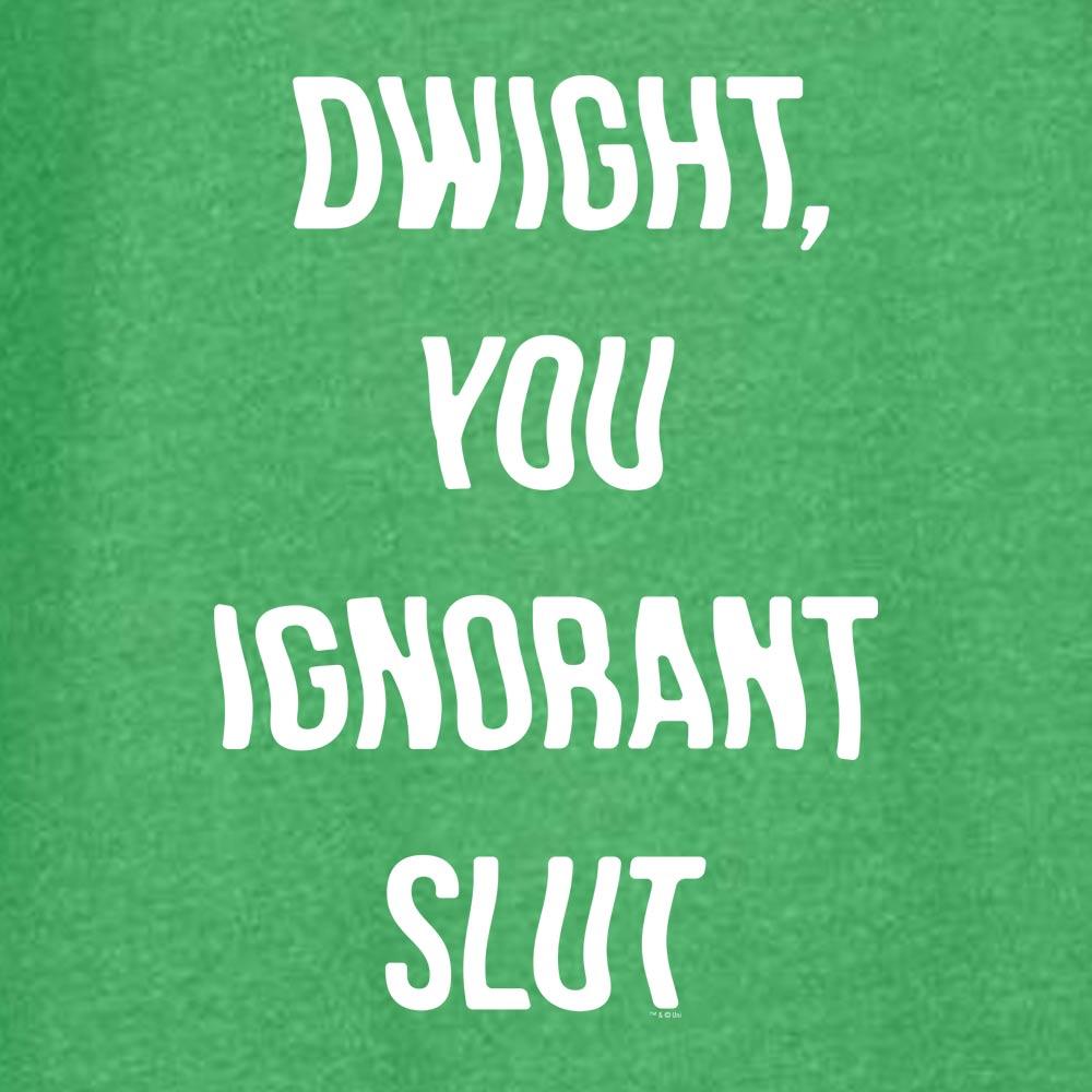 The Office Dwight You Ignorant Slut St. Patrick's Day Lightweight Hooded Sweatshirt