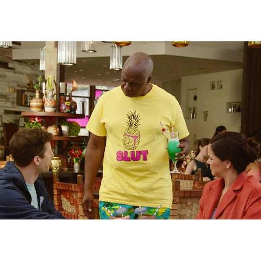 Brooklyn Nine-Nine Captain Holt's Pineapple Slut Men's Short Sleeve T-Shirt-1