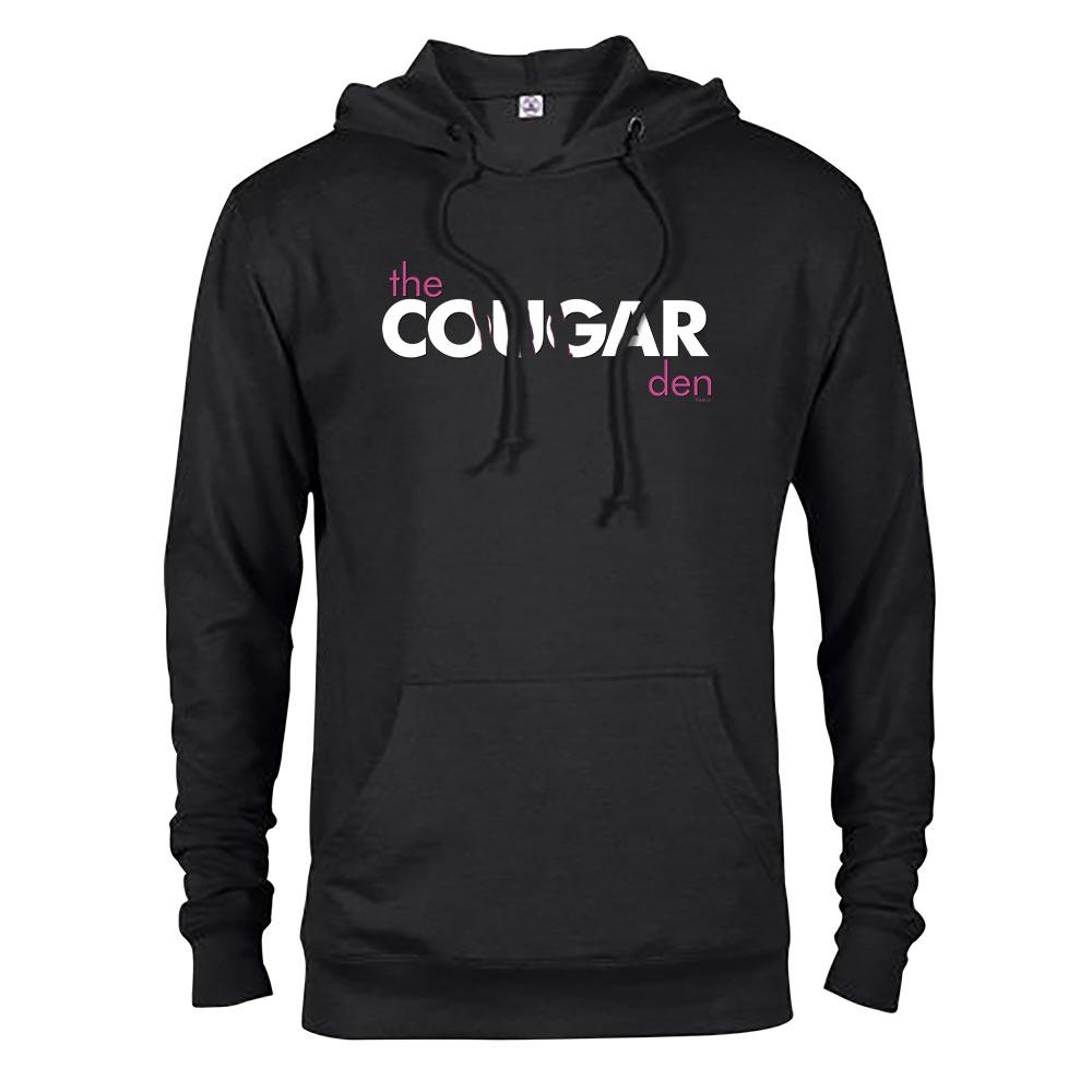 Saturday Night Live Cougar Den Logo Lightweight Hooded Sweatshirt
