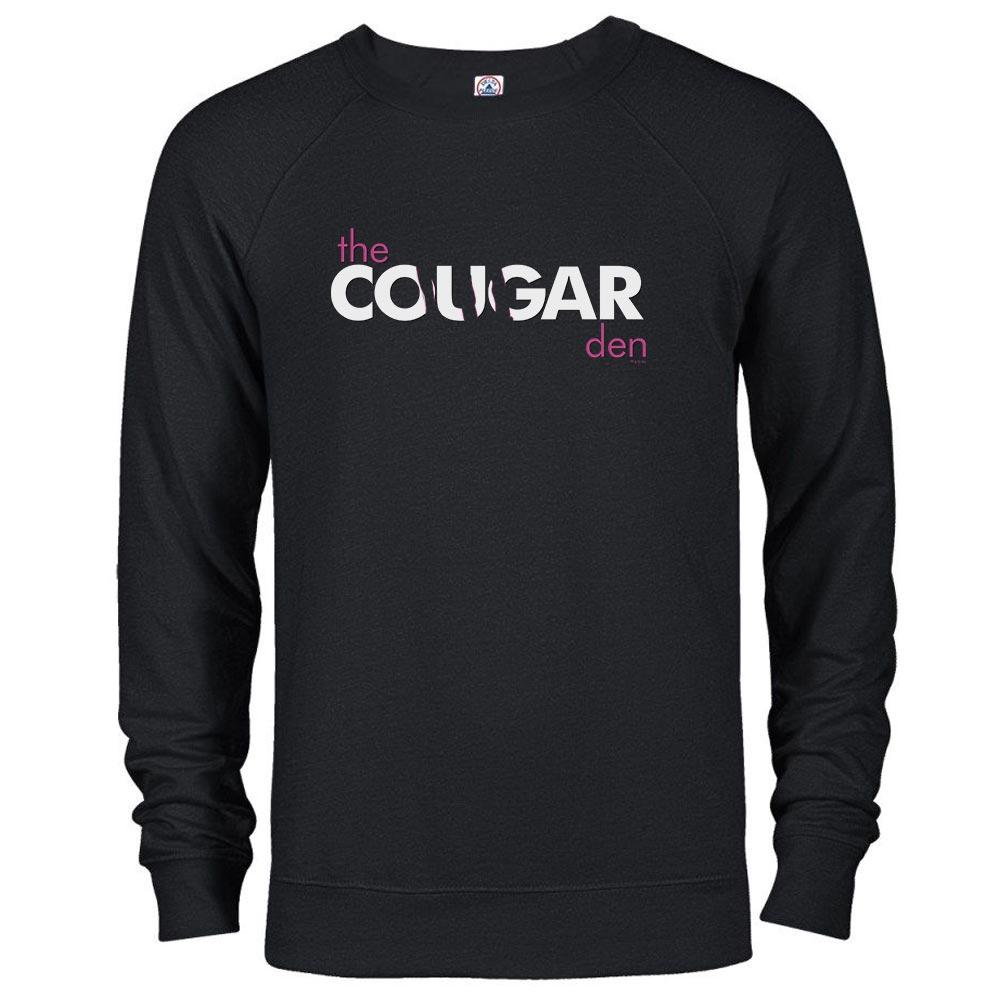 Saturday Night Live Cougar Den Logo Lightweight Crew Neck Sweatshirt