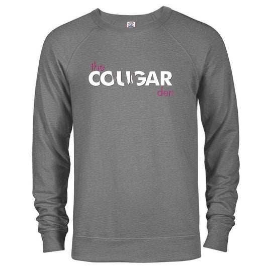 Saturday Night Live Cougar Den Logo Lightweight Crew Neck Sweatshirt