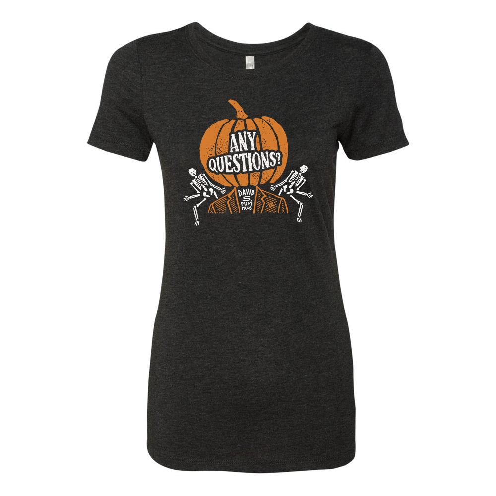 Saturday Night Live David S. Pumpkins Women's Tri-Blend Short Sleeve T-Shirt