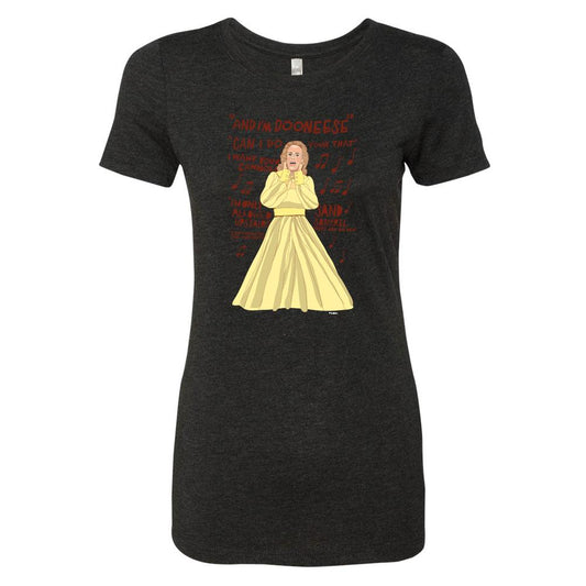 Saturday Night Live Dooneese Women's Tri-Blend Short Sleeve T-Shirt