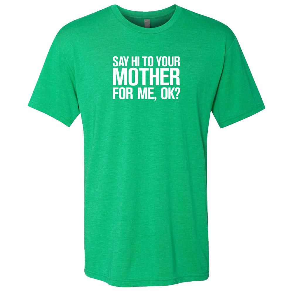 Saturday Night Live Hi Mother Men's Tri-Blend Short Sleeve T-Shirt