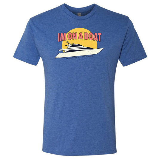 Saturday Night Live I'm on a Boat Men's Tri-Blend Short Sleeve T-Shirt