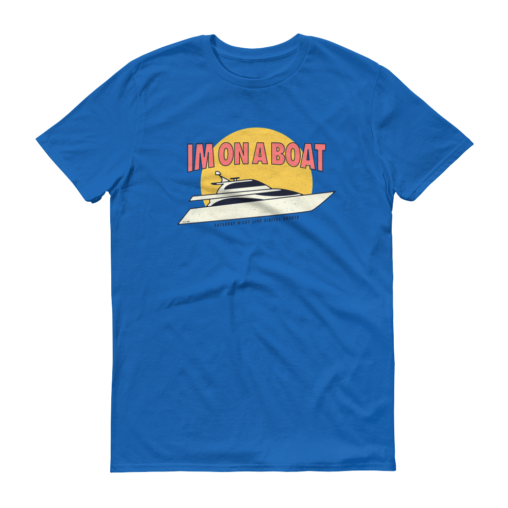 Saturday Night Live I'm on a Boat Men's Short Sleeve T-Shirt