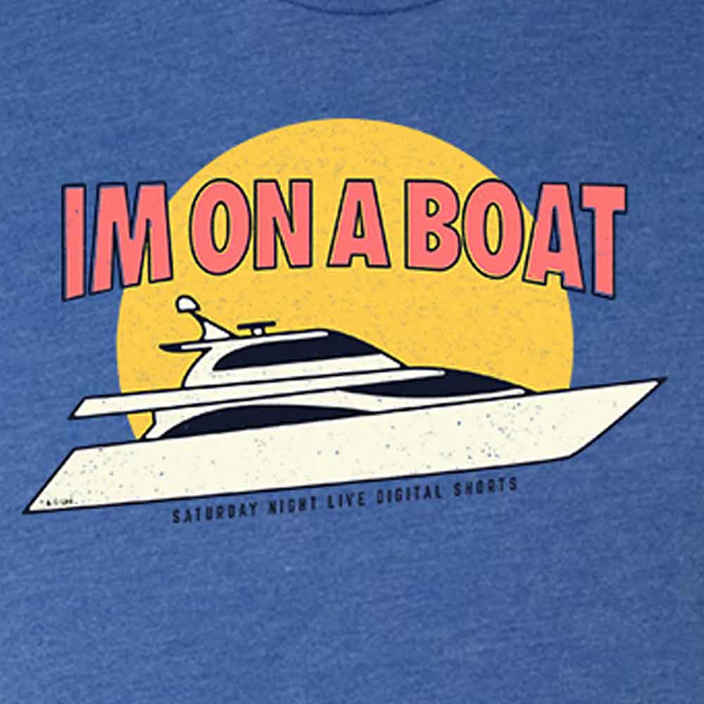 Saturday Night Live I'm on a Boat Men's Tri-Blend Short Sleeve T-Shirt