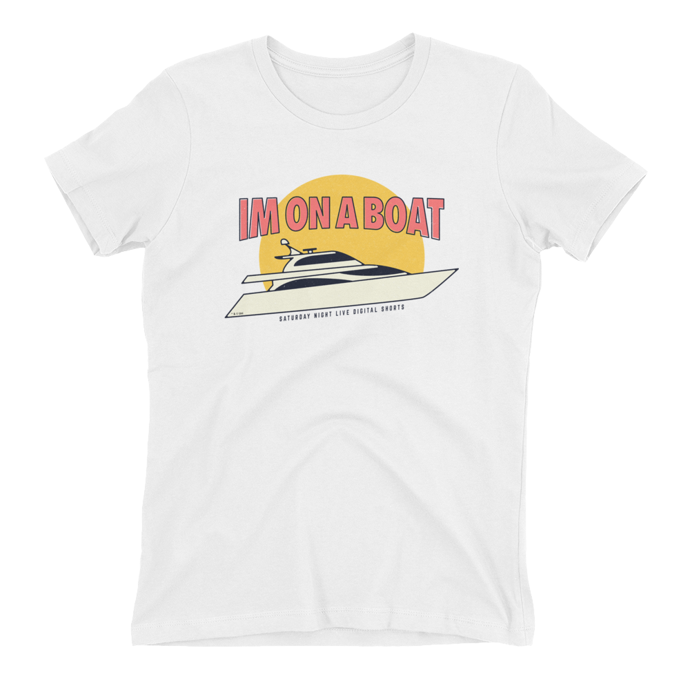 Saturday Night Live I'm on a Boat Women's Short Sleeve T-Shirt