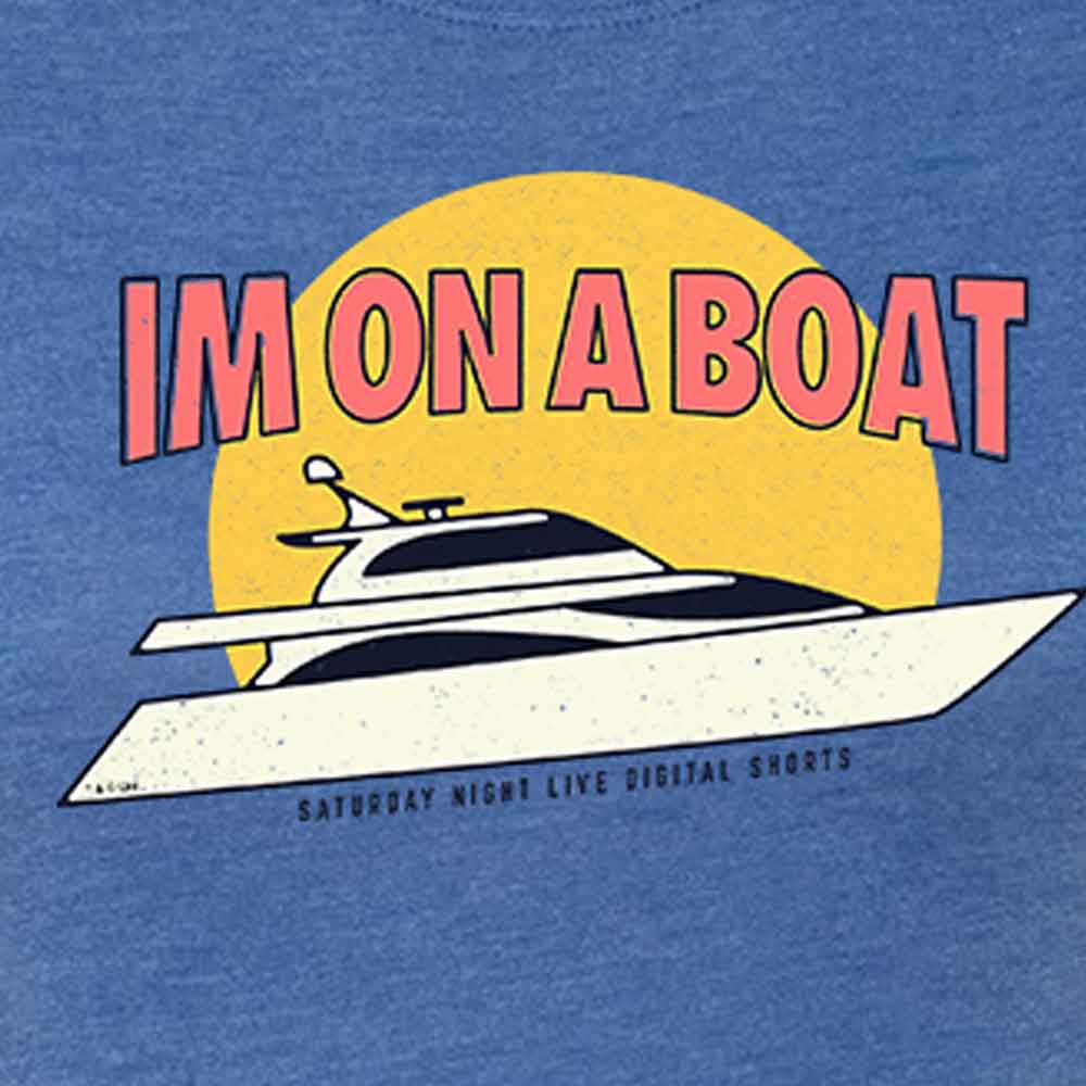 Saturday Night Live I'm on a Boat Women's Tri-Blend Short Sleeve T-Shirt