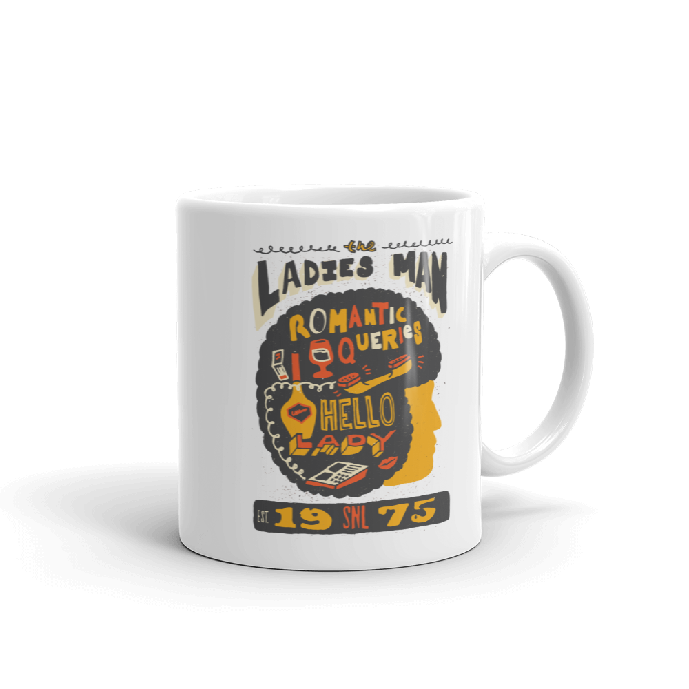 Saturday Night Live Ladies Man White Mug