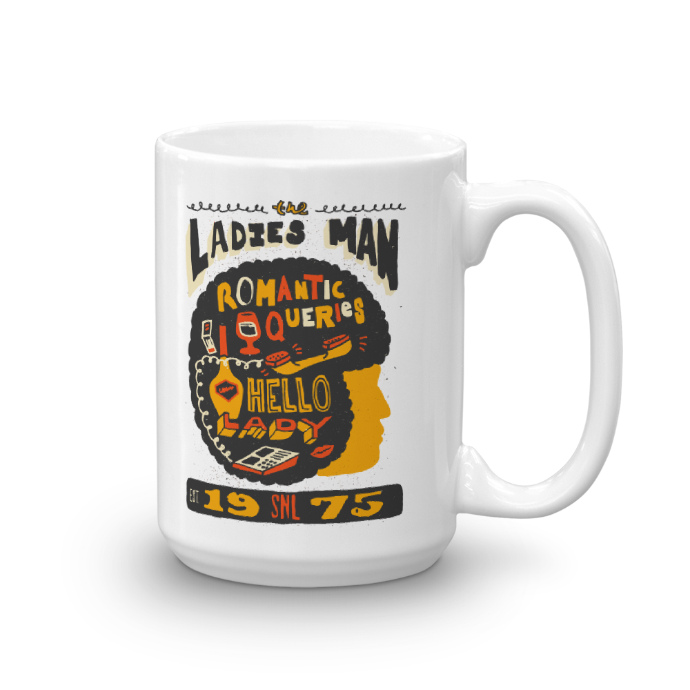 Saturday Night Live Ladies Man White Mug