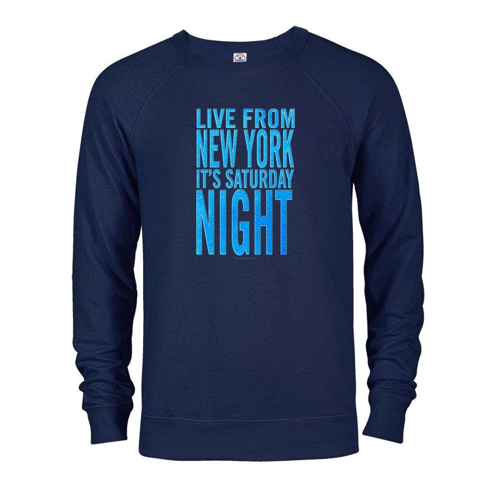 Saturday Night Live It's Saturday Night Crew Sweatshirt
