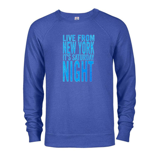 Saturday Night Live It's Saturday Night Crew Sweatshirt
