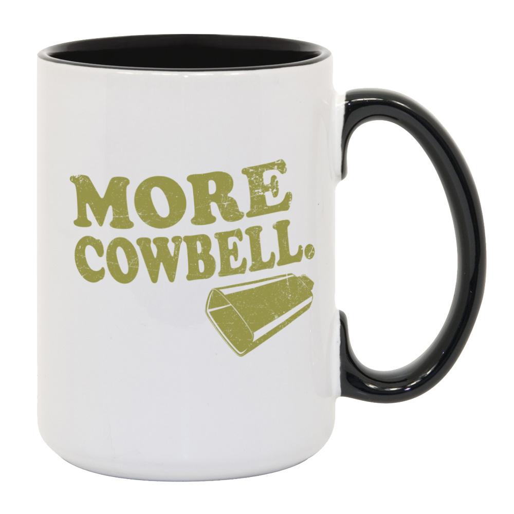 Saturday Night Live More Cowbell White and Black Mug