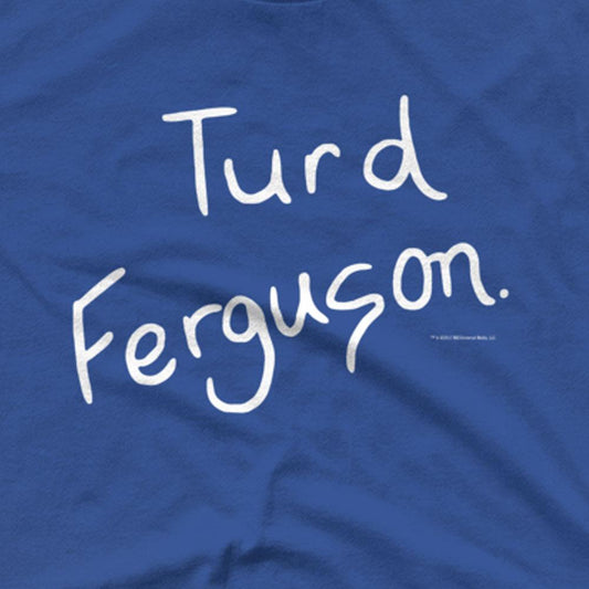 Saturday Night Live Turd Ferguson Men's Short Sleeve T-Shirt-1