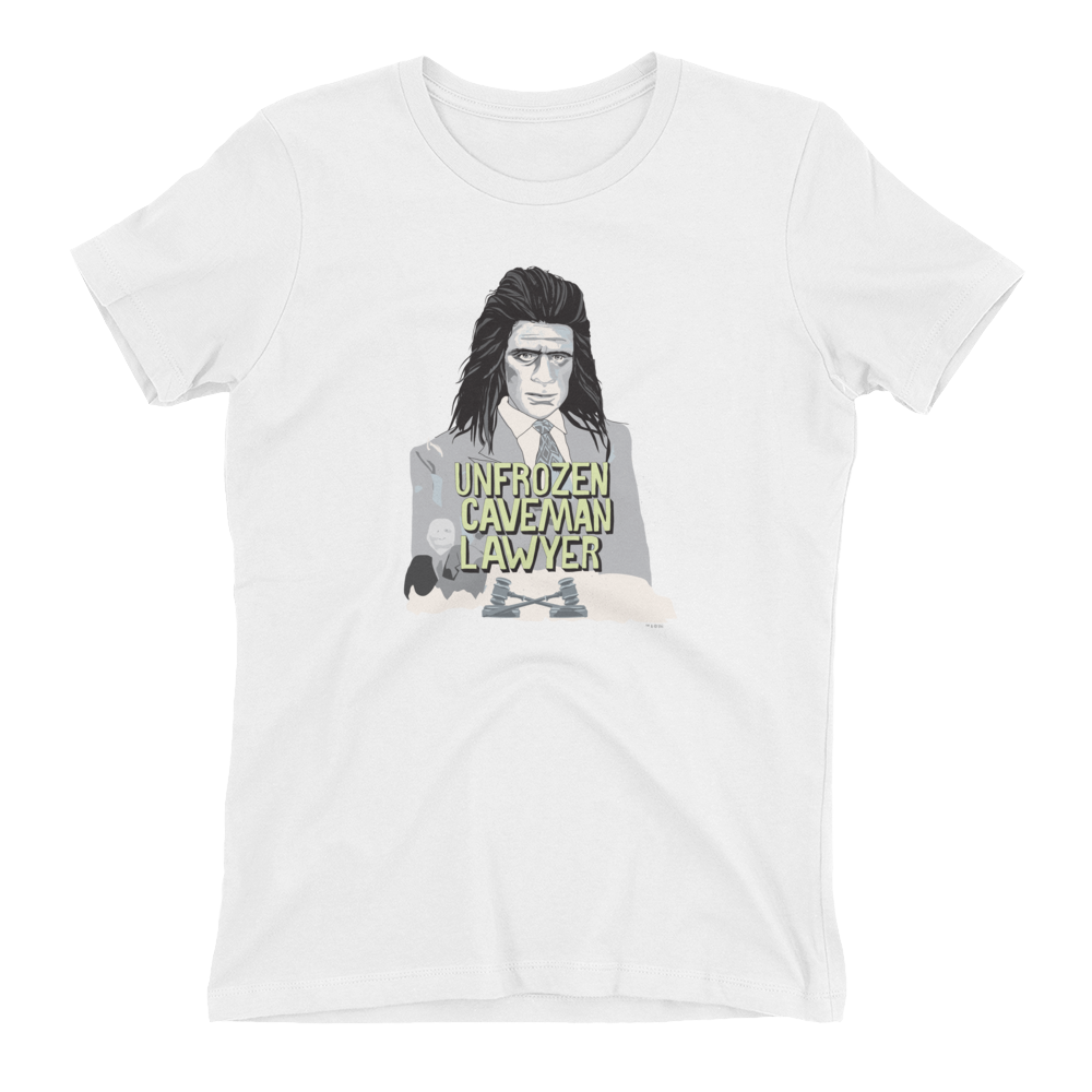 Saturday Night Live Unfrozen Caveman Lawyer Women's Short Sleeve T-Shirt