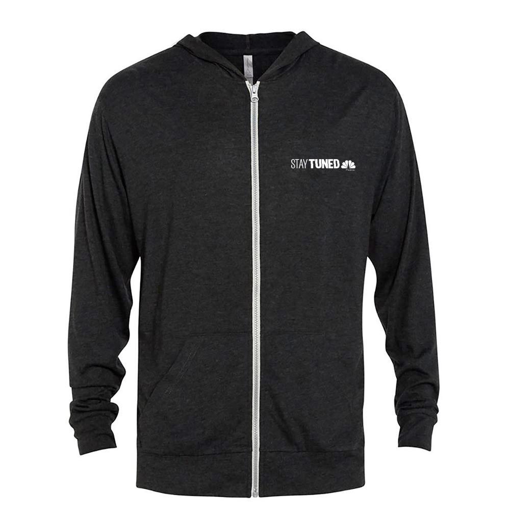 Stay Tuned Tri-Blend Zip-Up Hooded Sweatshirt