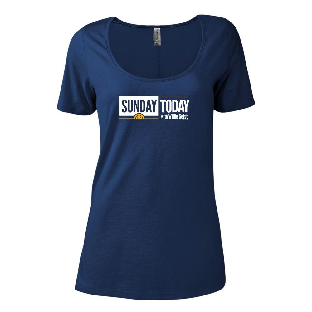 Sunday TODAY with Willie Geist Women's Relaxed Scoop Neck T-Shirt