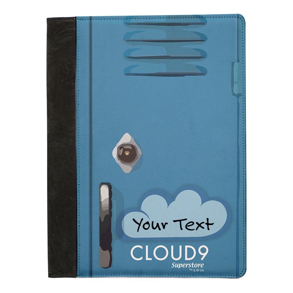 Personalized Superstore Cloud 9 Portfolio Notepad