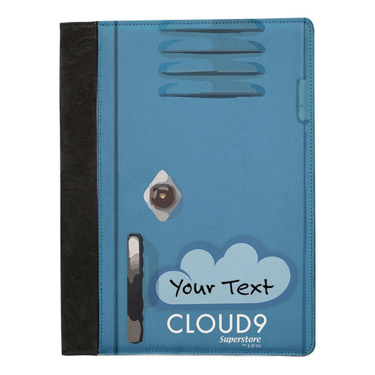 Personalized Superstore Cloud 9 Portfolio Notepad