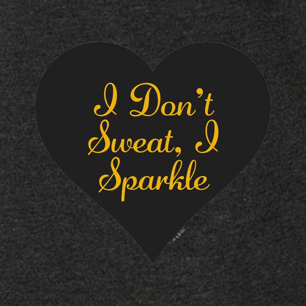 Unbreakable Kimmy Schmidt I Don't Sweat  I Sparkle Women's Tri-Blend Short Sleeve T-Shirt