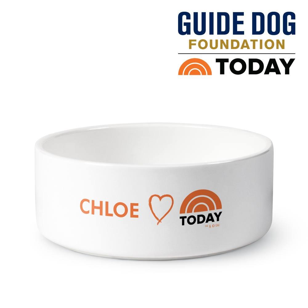 Personalized TODAY Small Pet Bowl