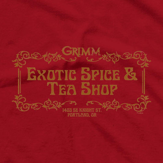 Grimm Exotic Spice & Tea Shop Men's Short Sleeve T-Shirt-1