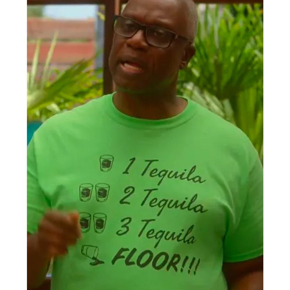 Brooklyn Nine Nine Captain Holt's 1  2  3 Tequila Men's Short Sleeve T-Shirt