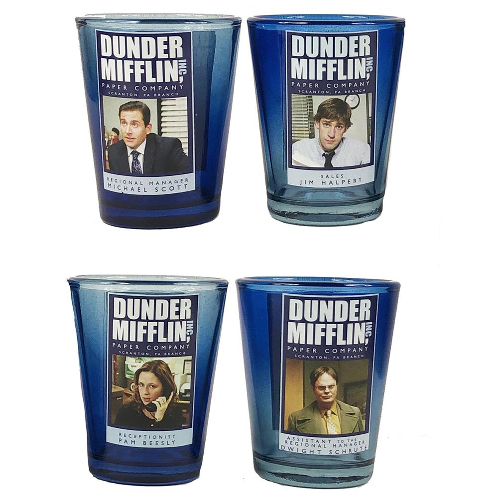 The Office Dunder Mifflin Shot Glass Set