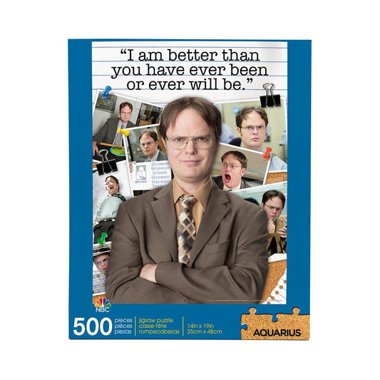 The Office Dwight Schrute Quote 500 Piece Puzzle-0