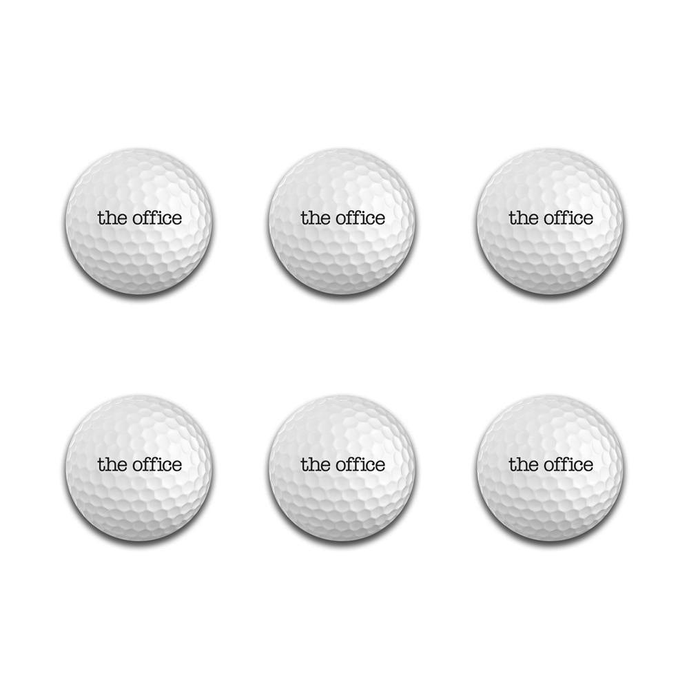 The Office Golf Balls - Set of 6