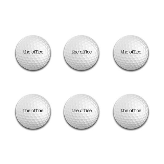 The Office Golf Balls - Set of 6-1