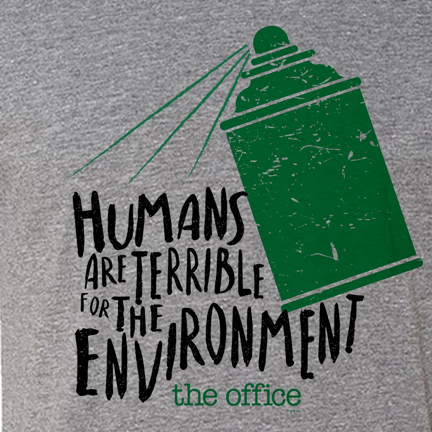 The Office Humans Are Terrible for the Environment Men's Tri-Blend T-Shirt