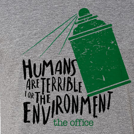 The Office Humans Are Terrible for the Environment Men's Tri-Blend T-Shirt-1