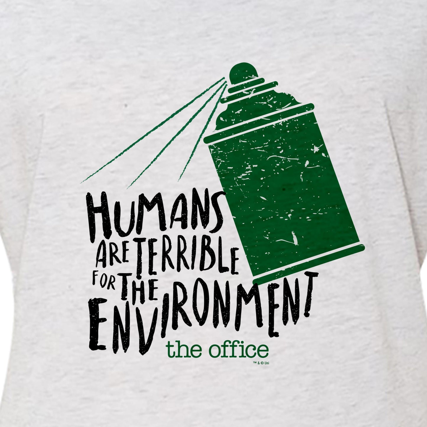 The Office Humans Are Terrible for the Environment Women's Tri-Blend T-Shirt