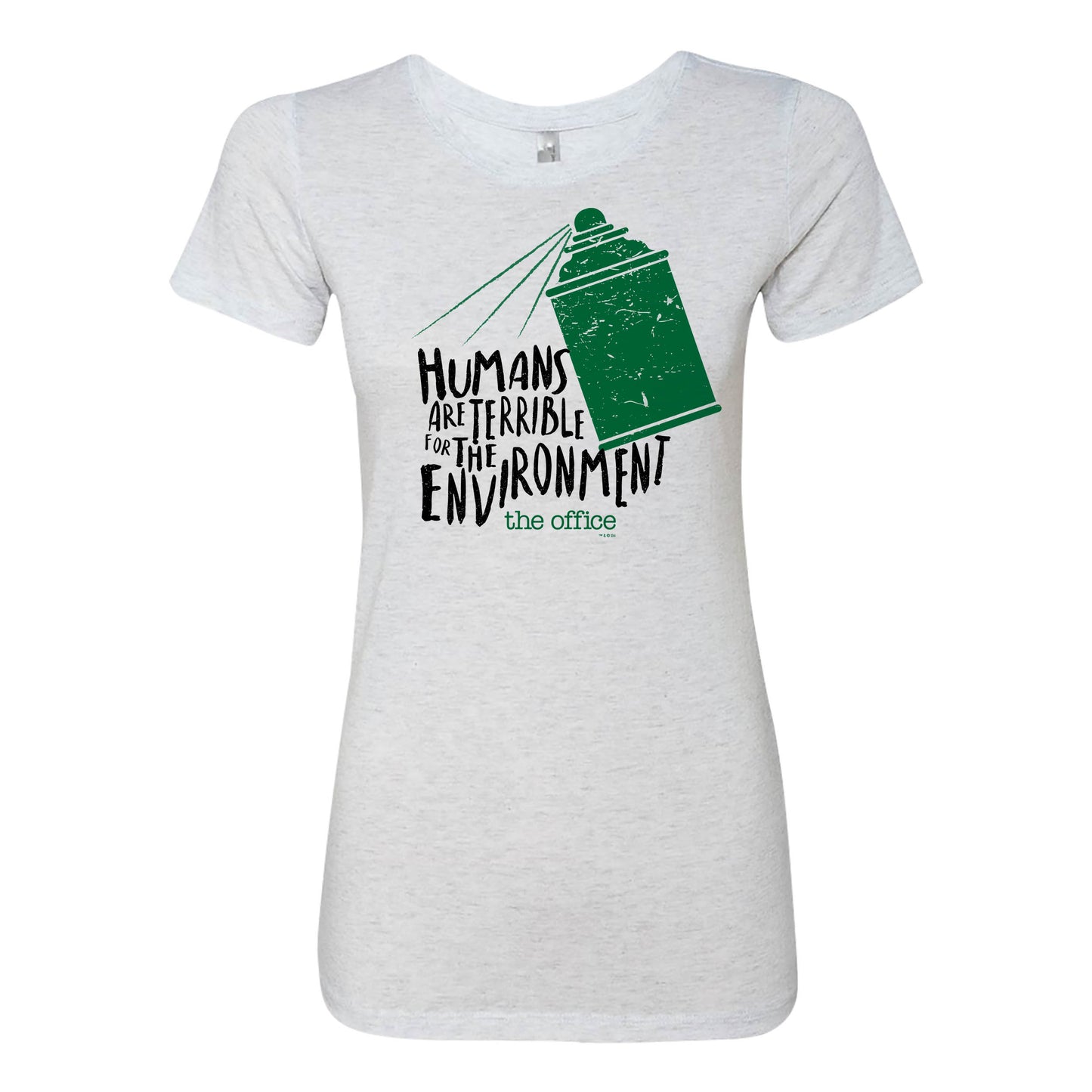 The Office Humans Are Terrible for the Environment Women's Tri-Blend T-Shirt