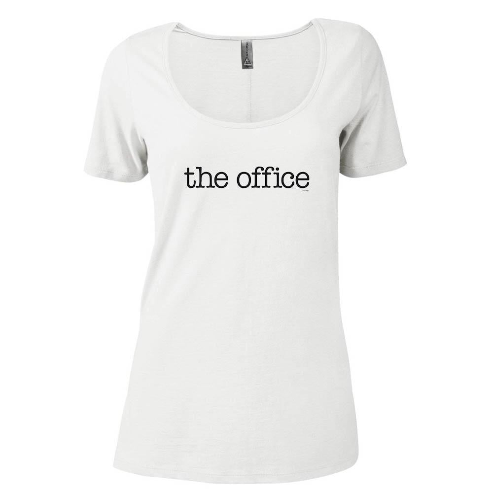 The Office Logo Women's Relaxed Scoop Neck T-Shirt