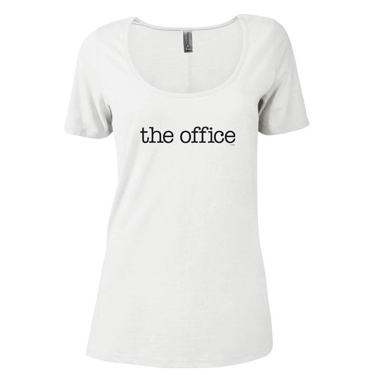 The Office Logo Women's Relaxed Scoop Neck T-Shirt-0