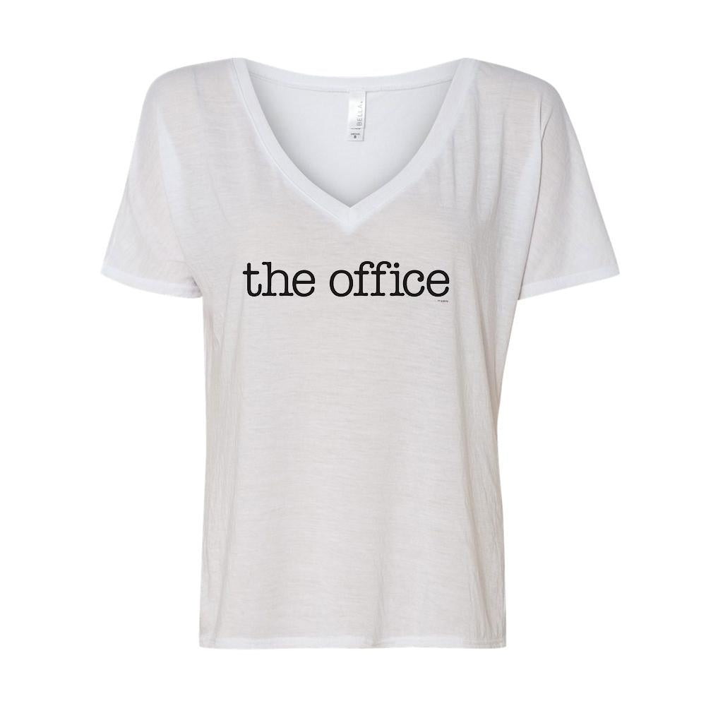 The Office Logo Women's Relaxed V-Neck T-Shirt