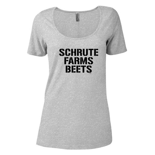 The Office Schrute Farms Beets Women's Relaxed Scoop Neck T-Shirt