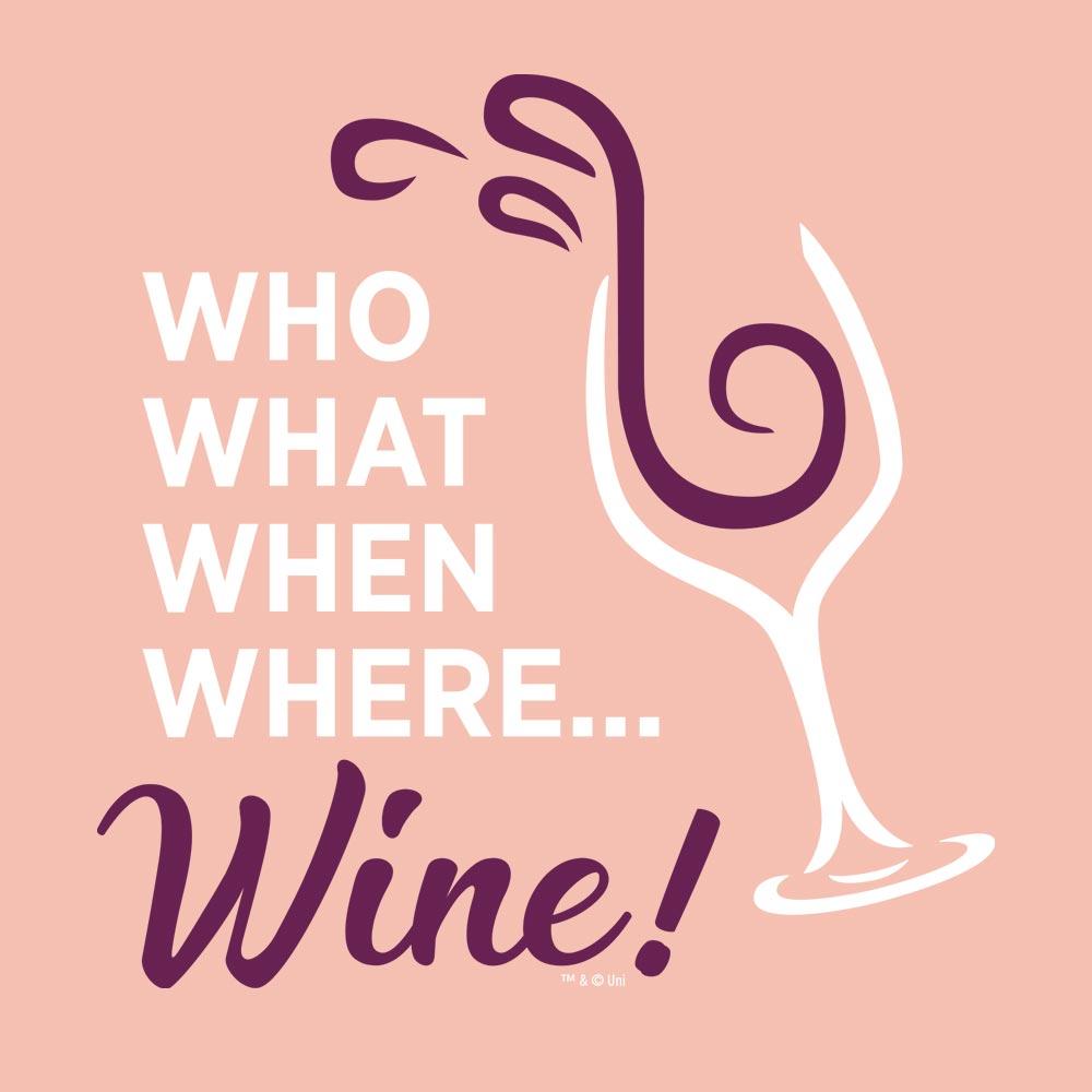 The Good Place Who  What  When  Where  Wine Women's Relaxed Scoop Neck T-Shirt