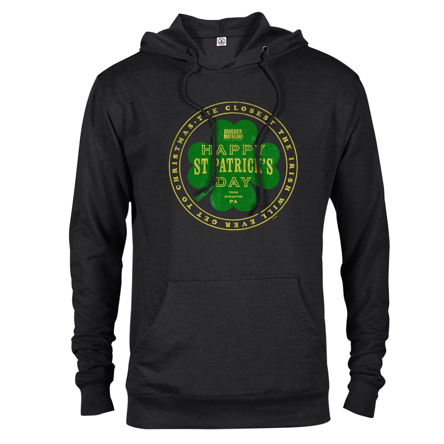 The Office St. Patrick's Day  Lightweight Hooded Sweatshirt