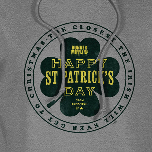 The Office St. Patrick's Day  Lightweight Hooded Sweatshirt-1