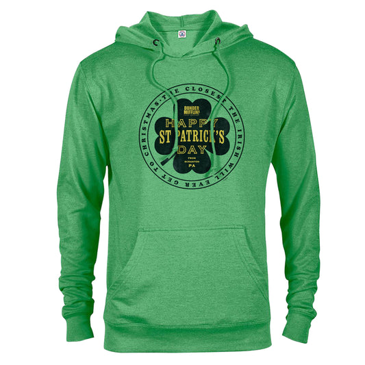 The Office St. Patrick's Day  Lightweight Hooded Sweatshirt-3