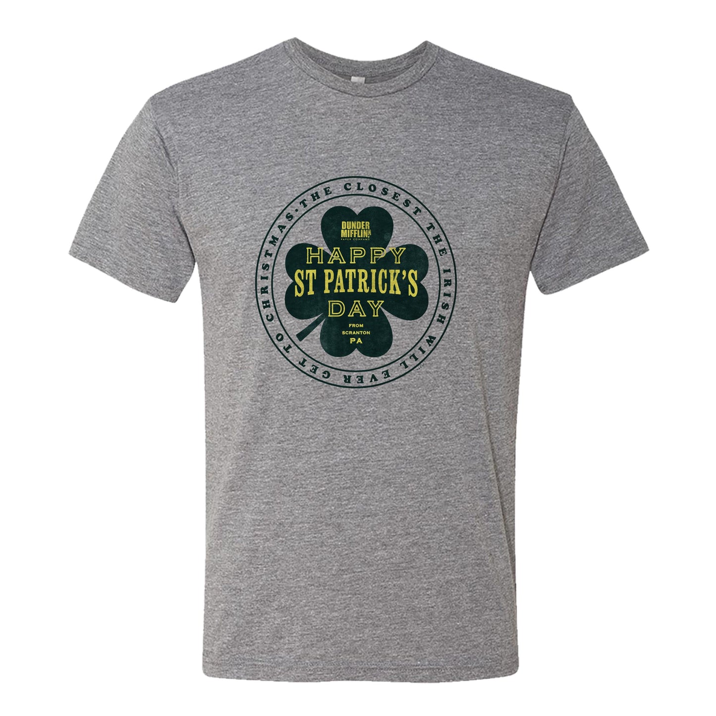 The Office St. Patrick's Day  Men's Tri-Blend Short Sleeve T-Shirt