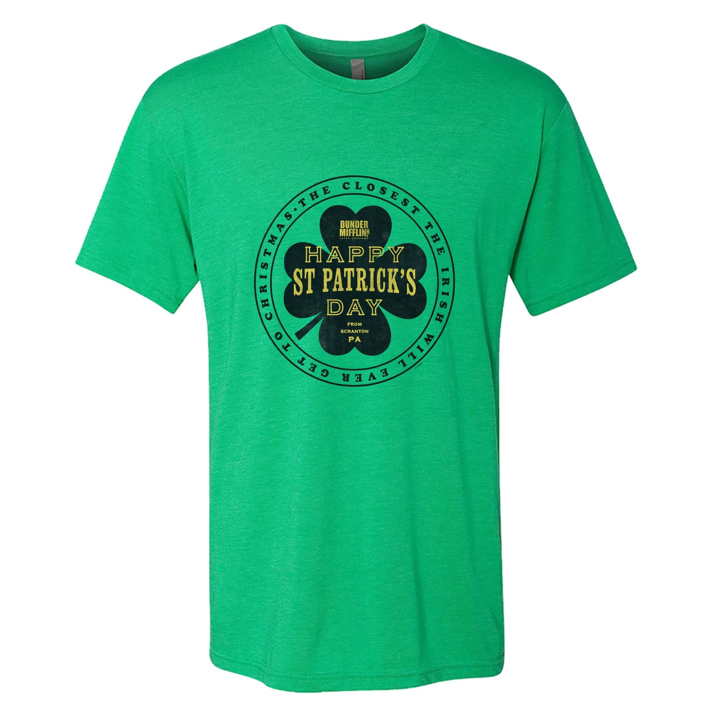 The Office St. Patrick's Day  Men's Tri-Blend Short Sleeve T-Shirt