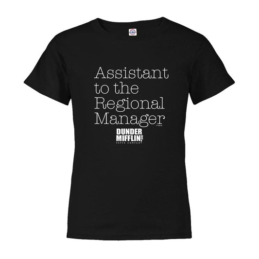 The Office Regional Mgr/Asst. Regional Mgr Kids Short Sleeve T-Shirt-4