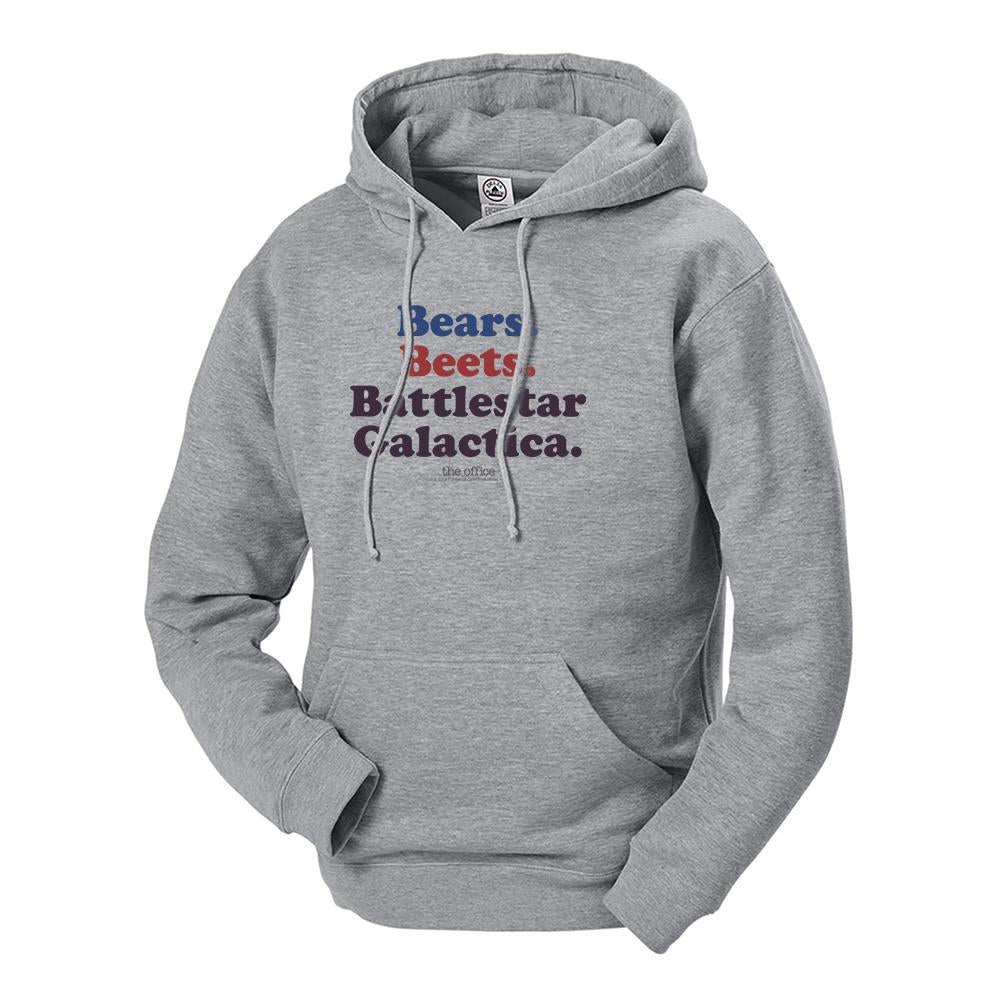 The Office Bears. Beets. Battlestar Galactica Hooded Sweatshirt