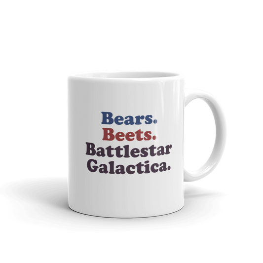 The Office Bears. Beets. Battlestar Galactica 11oz Mug