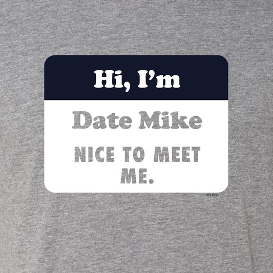 The Office Date Mike Men's Tri-Blend Short Sleeve T-Shirt-1